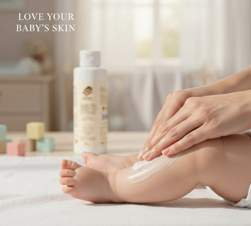 Bronz Baby Body Lotion Enrich With Calamine, Aloevera & Vitamin E 0+ Months 200ml - BRONZBronz Baby Body Lotion Enrich With Calamine, Aloevera & Vitamin E 0+ Months 200mlBronzBRONZ#original_value#