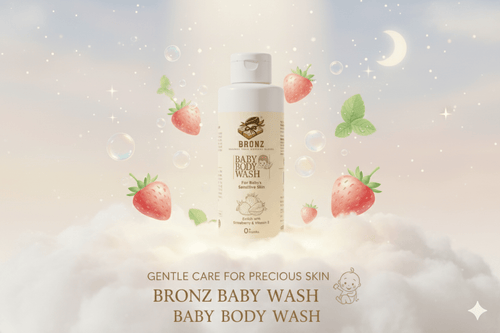 Bronz Baby Body Wash Enrich With Strawberry & Vitamin E For Baby's Delicate Skin 0+ Months 100ml. - BRONZBronz Baby Body Wash Enrich With Strawberry & Vitamin E For Baby's Delicate Skin 0+ Months 100ml.BronzBRONZBRN-BBY-BDY-LTN2Bronz Baby Body Wash Enrich With Strawberry & Vitamin E For Baby's Delicate Skin 0+ Months 100ml.