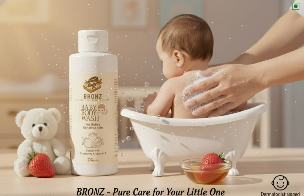 Bronz Combo Pack Baby Body Wash 100ml. & Baby Body Lotion 100ml. For Baby's Delicate Skin - BRONZBronz Combo Pack Baby Body Wash 100ml. & Baby Body Lotion 100ml. For Baby's Delicate SkinBronzBRONZBRN-CMB-BBY-BDYBronz Combo Pack Baby Body Wash 100ml. & Baby Body Lotion 100ml. For Baby's Delicate Skin