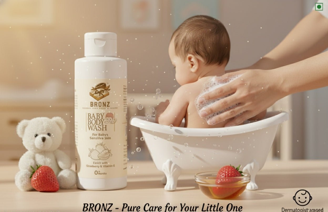 Bronz Combo Pack Baby Body Wash 100ml. & Baby Body Lotion 100ml. For Baby's Delicate Skin - BRONZBronz Combo Pack Baby Body Wash 100ml. & Baby Body Lotion 100ml. For Baby's Delicate SkinBronzBRONZBRN-CMB-BBY-BDYBronz Combo Pack Baby Body Wash 100ml. & Baby Body Lotion 100ml. For Baby's Delicate Skin
