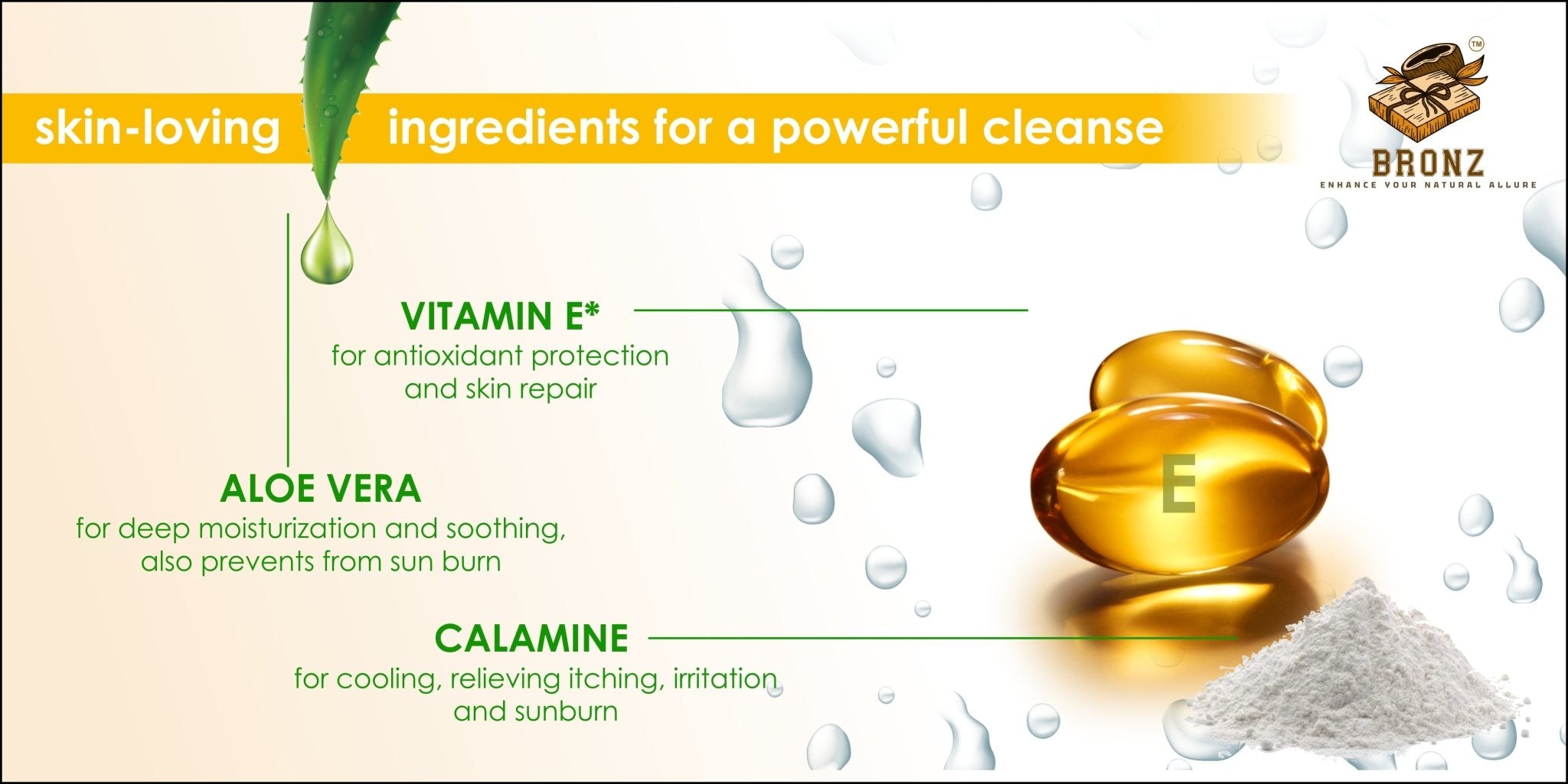 Bronz Baby Body Lotion Enrich With Calamine, Aloevera & Vitamin E 0+ Months 200ml - BRONZBronz Baby Body Lotion Enrich With Calamine, Aloevera & Vitamin E 0+ Months 200mlBronzBRONZ#original_value#