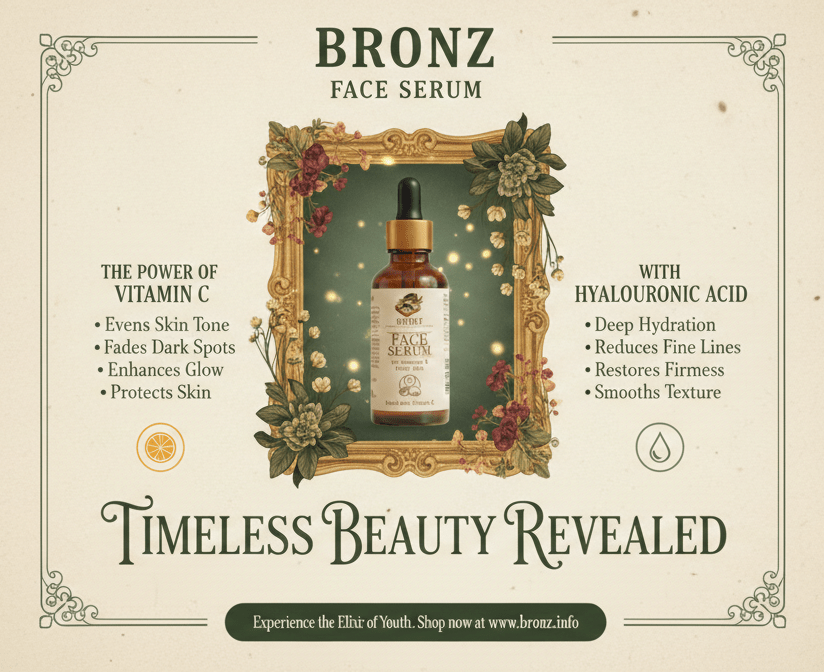 Bronz Face Serum Enrich With Vitamin C 30ml. - BRONZBronz Face Serum Enrich With Vitamin C 30ml.BronzBRONZBRN-FC-SRM-NRCBronz Face Serum Enrich With Vitamin C 30ml.