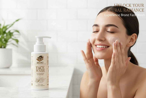 Bronz Face Wash 100ml. & Vitamin C Face Serum 30ml. For Fresh Skin Combo Pack